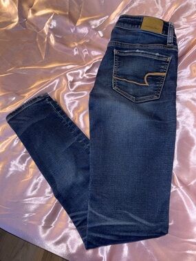(00 Regular) American Eagle Super Stretch Skinny Jeans